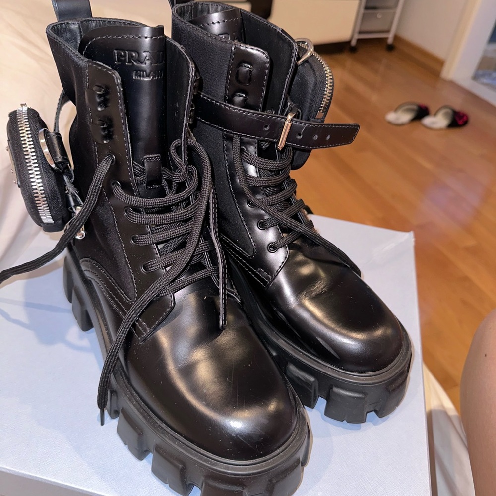 PRADA BOOTS WORN ONCE!
